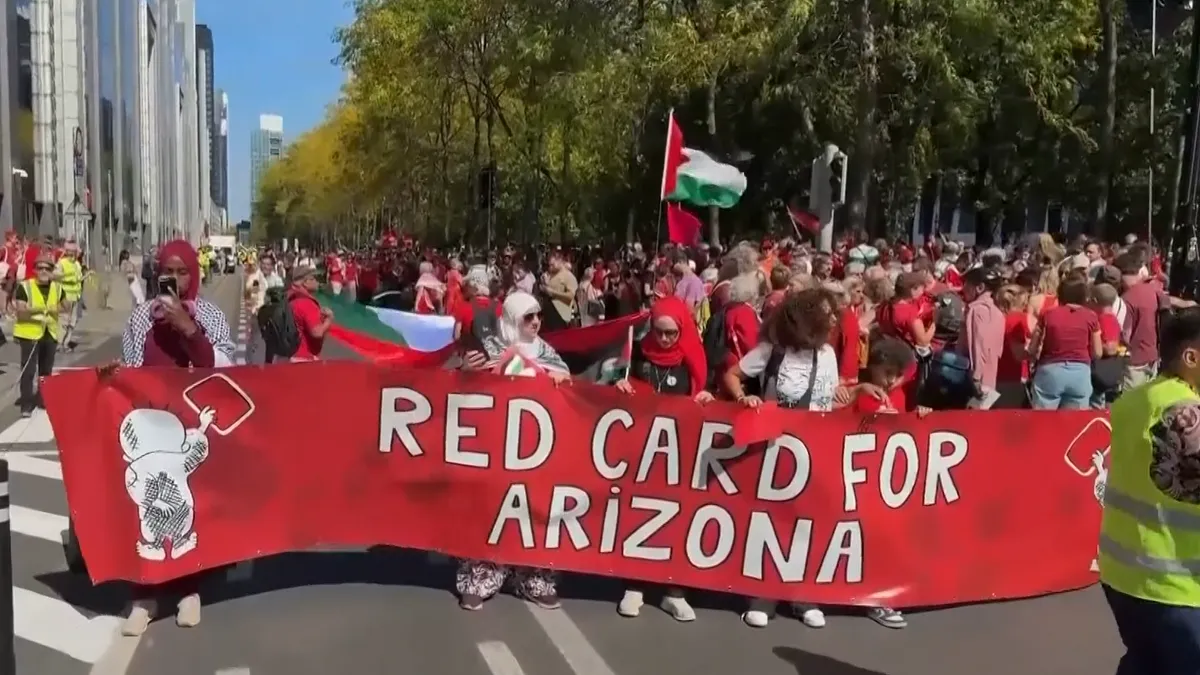 Haotično na ulicama Belgije: Masovni protesti za prekid vatre u Gazi