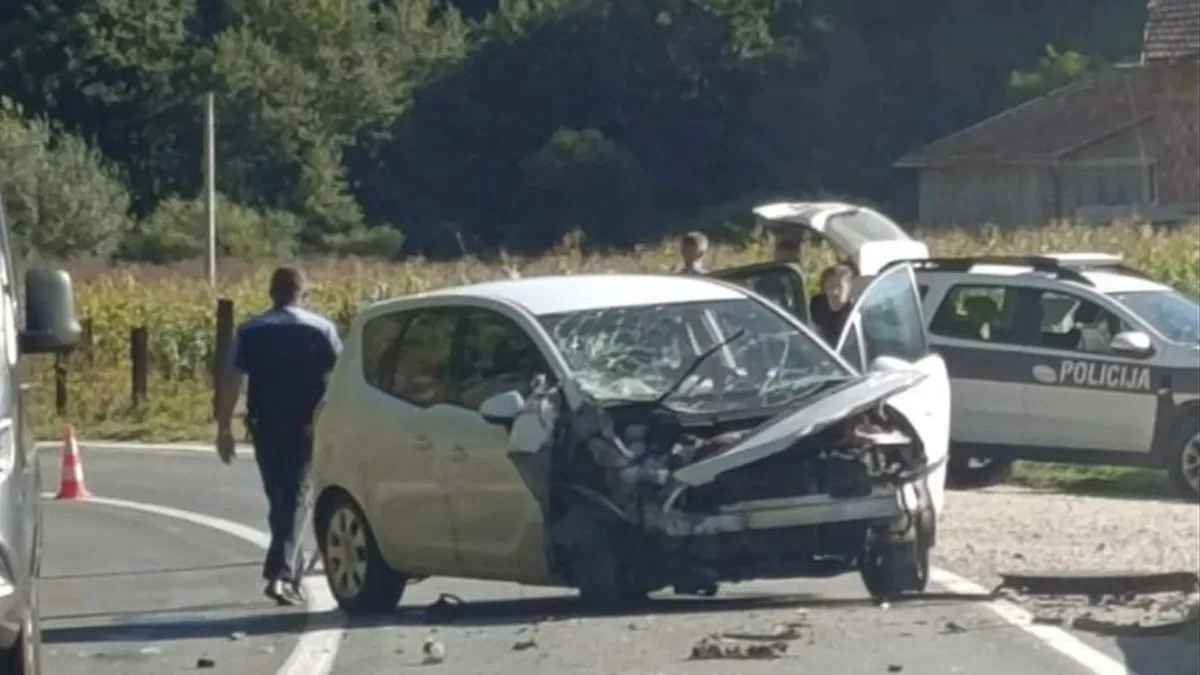 Policija je na mjestu nesreće i utvrđuje okolnosti                               