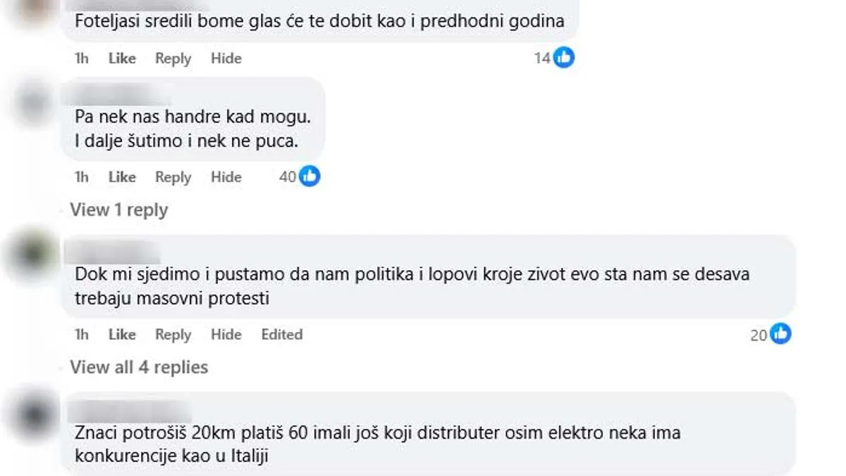 Građani jasno poručuju da ovakva situacija zahtijeva određenu reakciju.