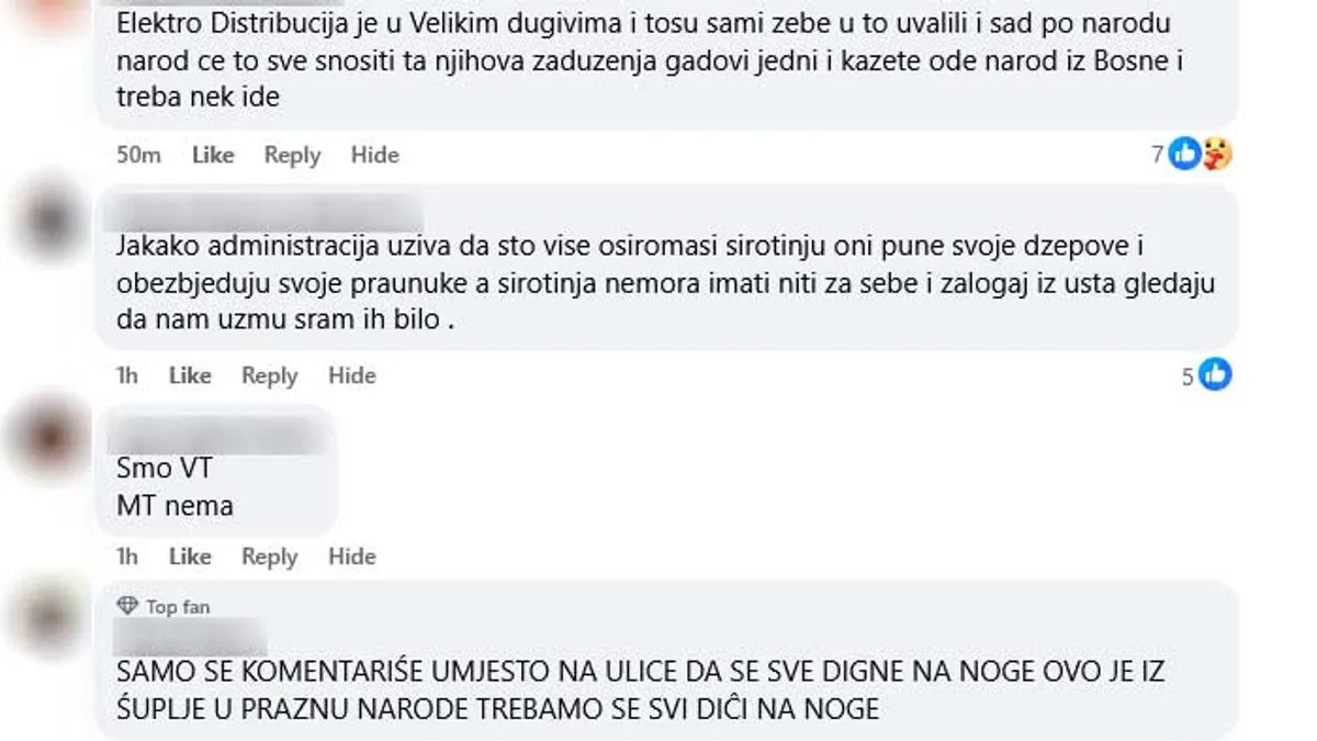 Građani jasno poručuju da ovakva situacija zahtijeva određenu reakciju.