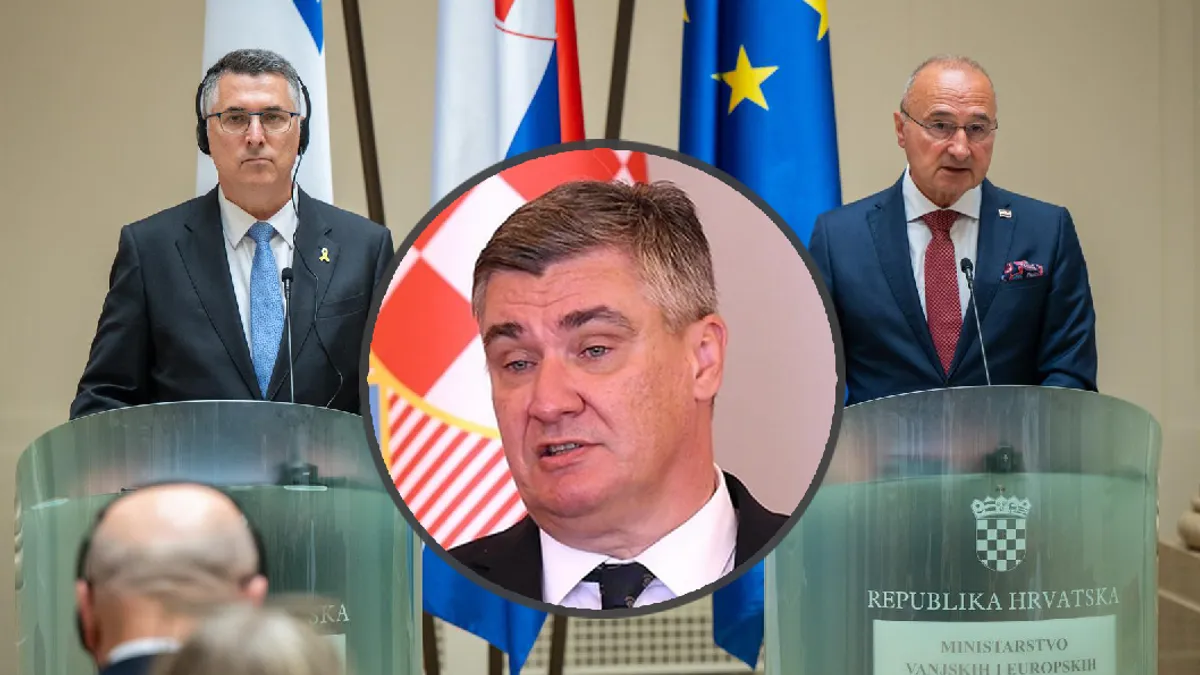 Vlada Hrvatske daje podršku dužnosnicima izraelske vlasti koji nedvosmisleno stoje iza politike rata i nasilja, naveo je predsjednik Hrvatske