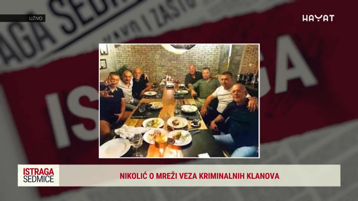 Nikolić u 'Istrazi sedmice': Vođa Škaljarskog klana će pomoći Zenici, imaju veze sa Arkanom