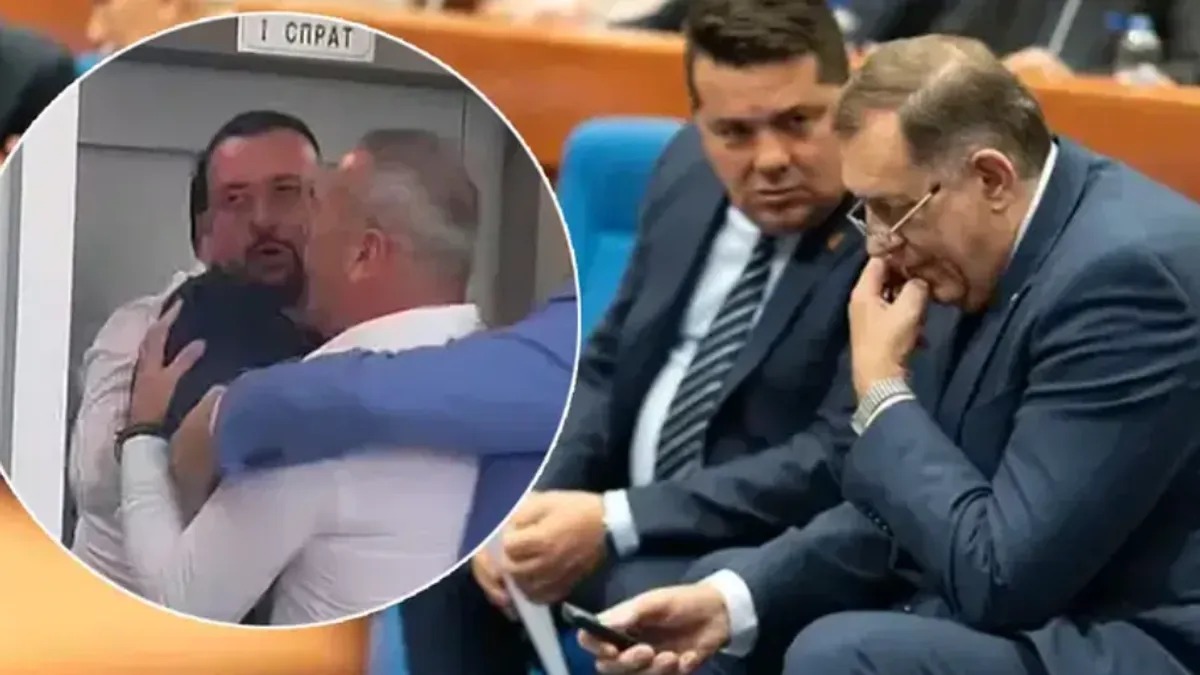 Tuča Dodikovih i Stevandićevih vijećnika prelila se na ulicu: Jedan pobjegao u butik