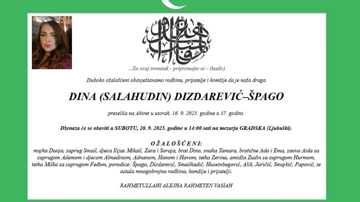 Ova žena mi je spasila život prije nekoliko godina! Smrt sarajevske doktorice potresla mnoge