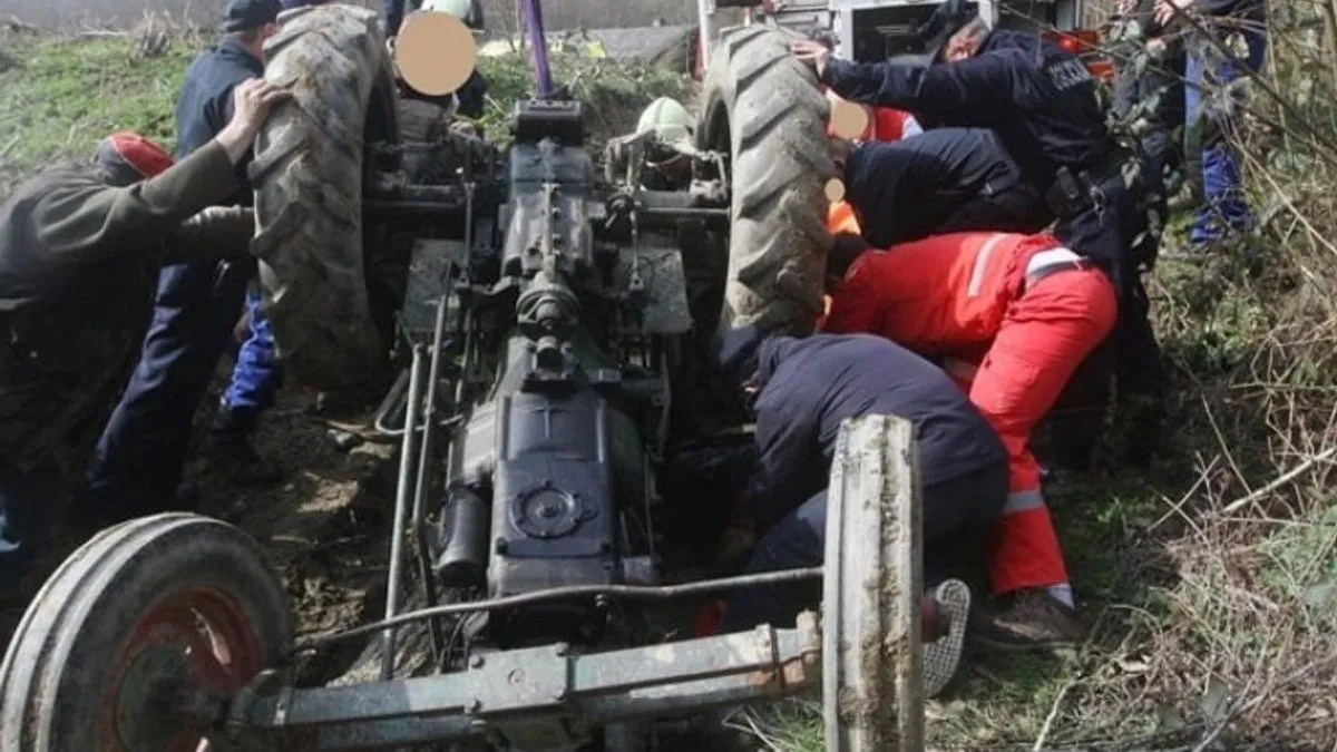 Vozač se traktorom kretao zemljanim putem te je na nizbrdici na neutvrđen način došlo do izlijetanja traktora van puta