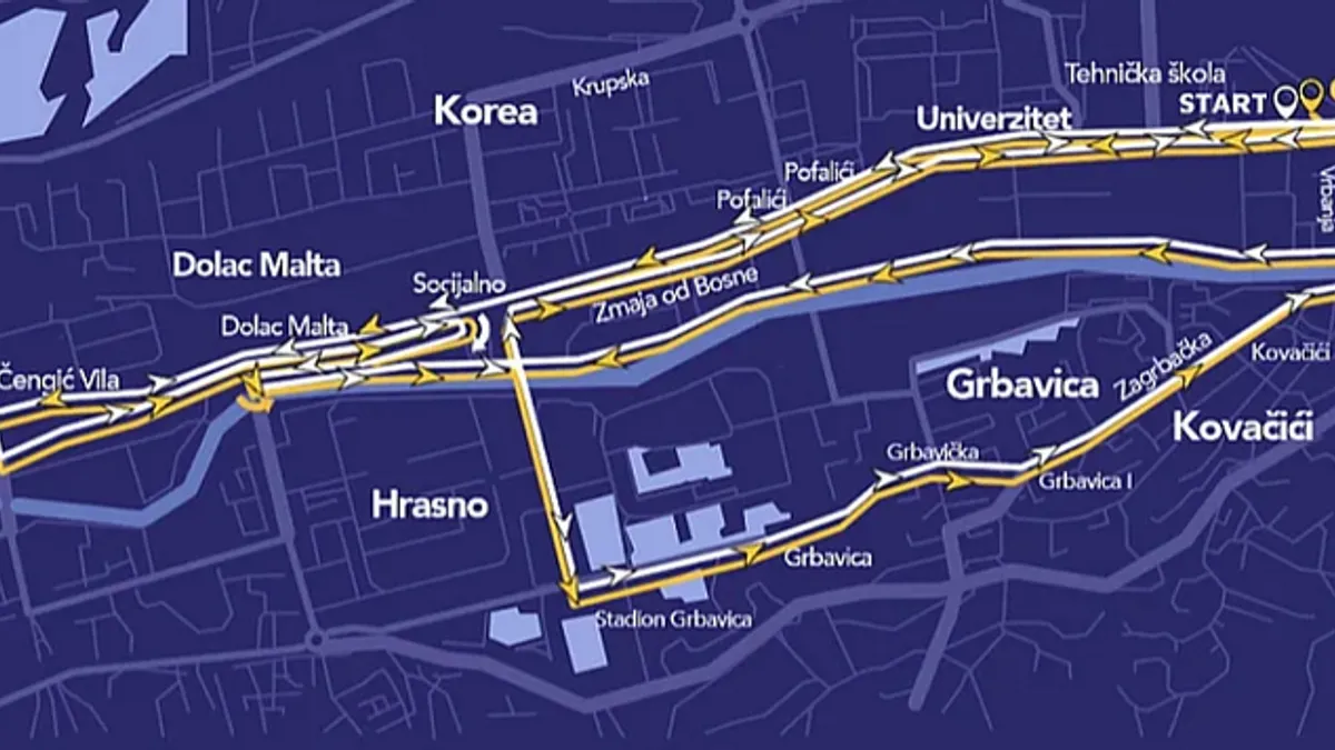 Građanima se savjetuje da planiraju svoje putovanje uzimajući u obzir ove privremene izmjene.