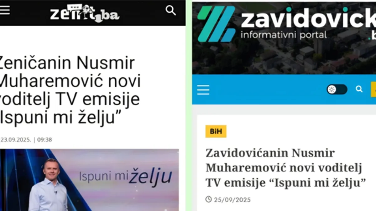 Dilema sedmice nakon Hayatove premijere: Čiji je voditelj Ispuni mi želju – zavidovićki ili zenički?