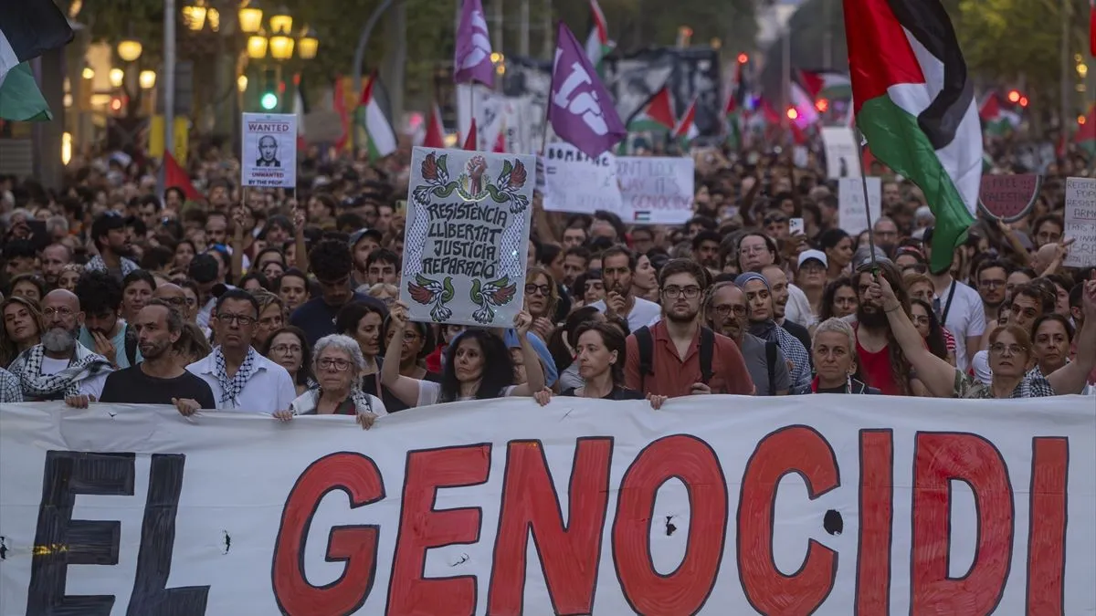 Hiljade ljudi u Španiji protestuje protiv genocidnog rata Izraela u Gazi