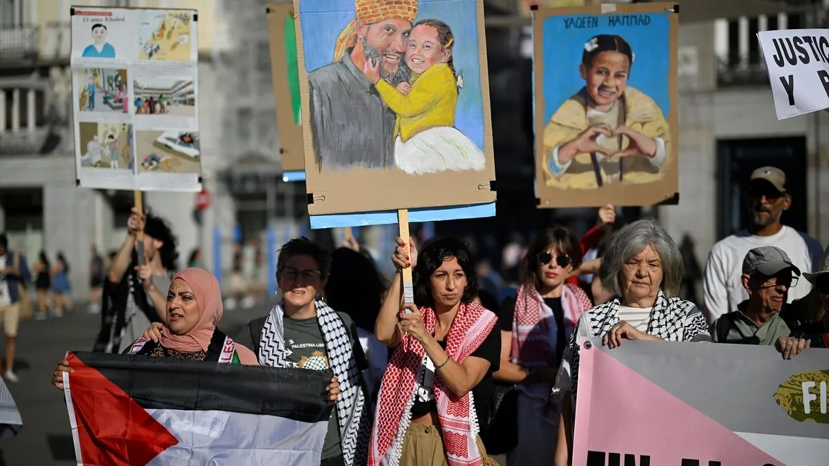 Hiljade ljudi na ulicama Španije u znak solidarnosti s Palestincima