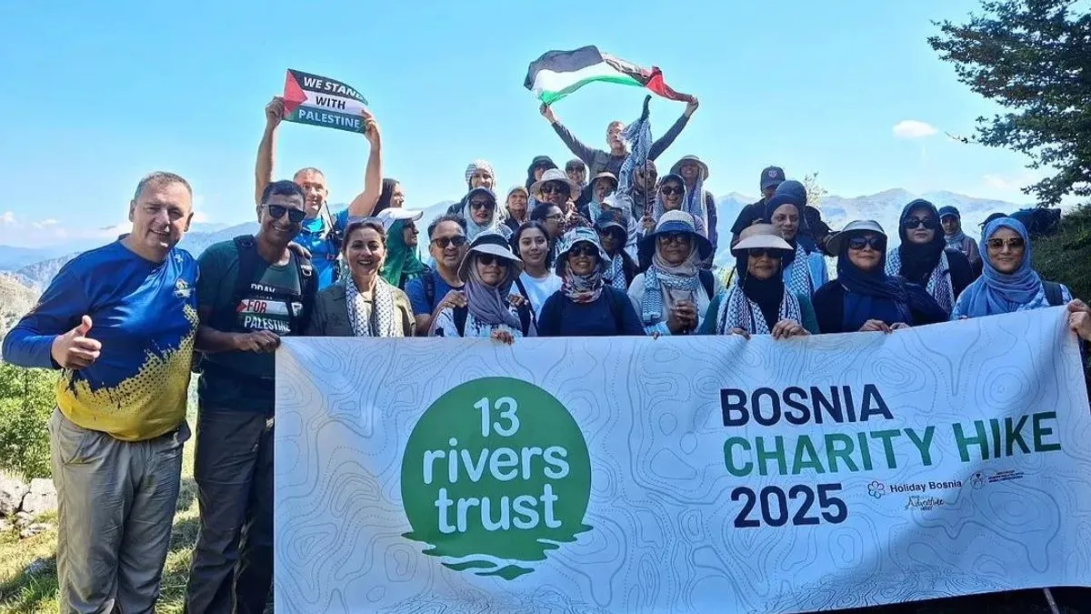 Cilj organizacije planinarskog pohoda na planini Bjelašnica jeste bio prikupljanje novca za siročad, jetime Gaze.