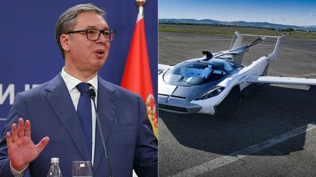 Vučiću, sad si baš 'zakucao': Najavio leteće automobile u Srbiji od 1. decembra naredne godine