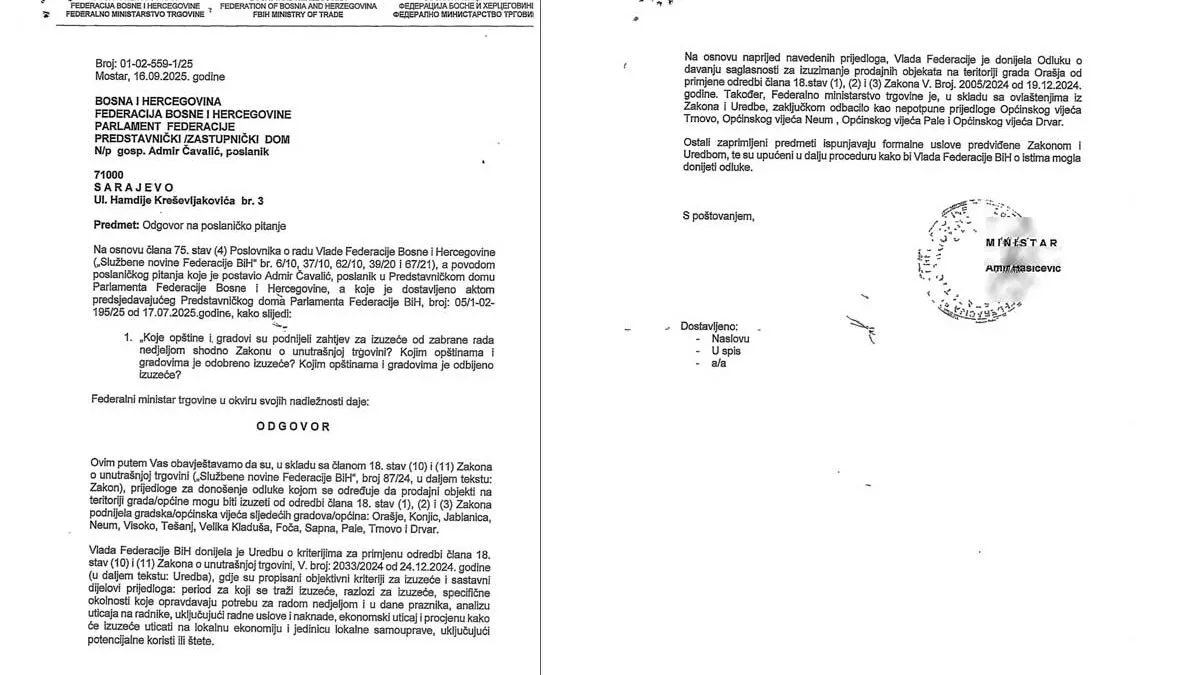 Čavalić ponovo otkriva greške Vlade FBiH: Orašje privilegovano, druge općine čekaju