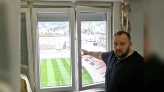 Pogled na stadion Bilino polje