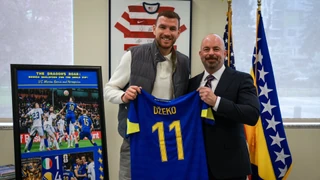 Edin Džeko i John Ginkel