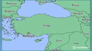 Karta - Antalija / Turska