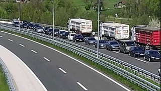 Saobraćajni kolaps na autoputu