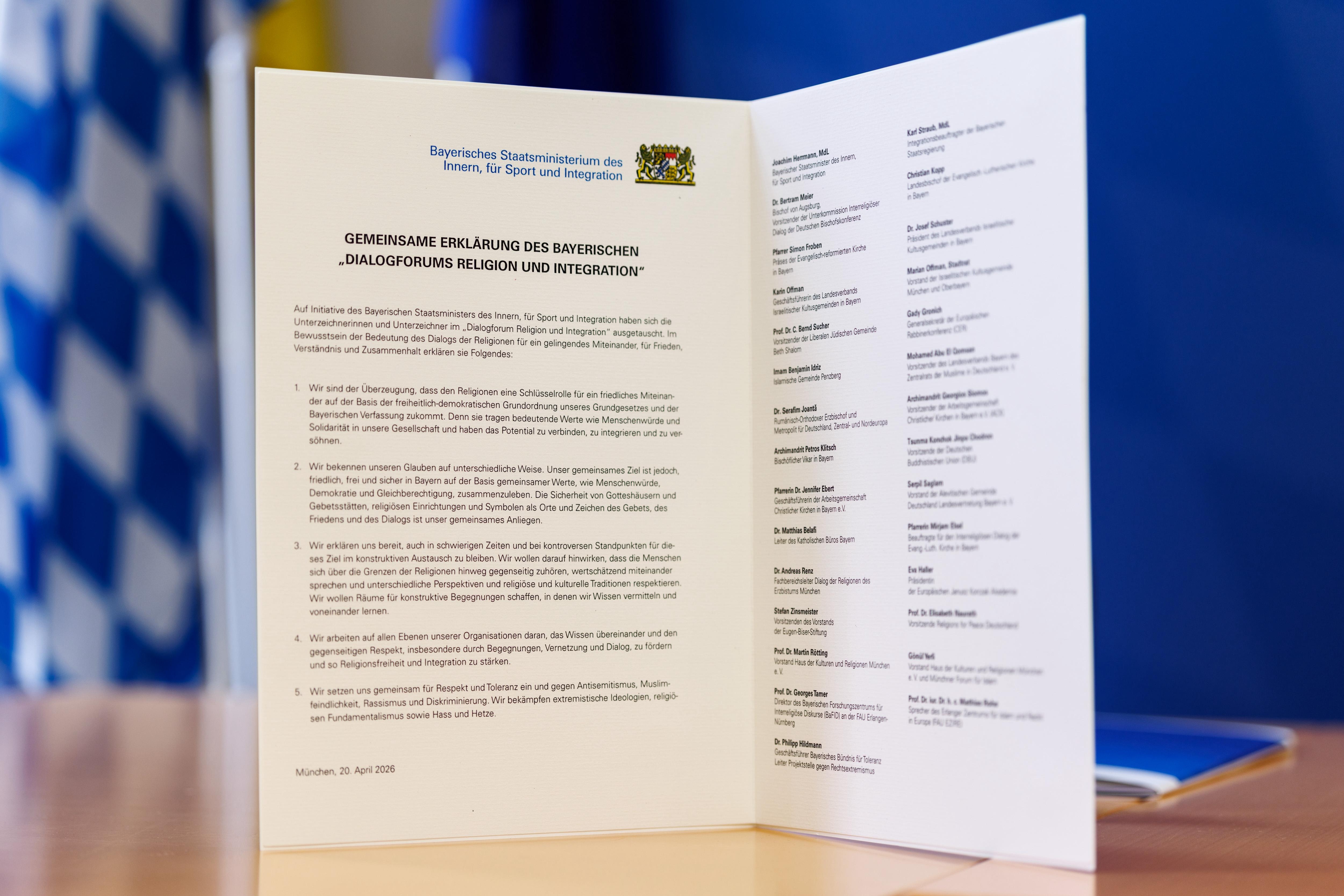Religijski samit u Minhenu: Deklaracija protiv mržnje i za dijalog