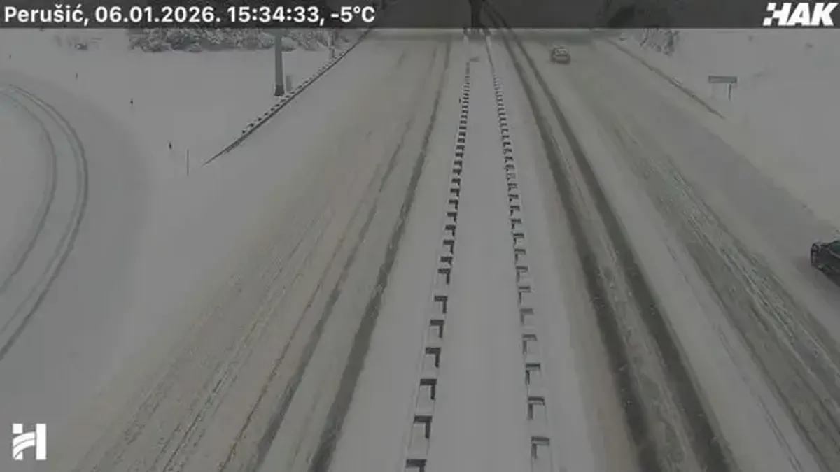 Snijeg ne prestaje padati: U Hrvatskoj na snazi najviši stepen pripravnosti
