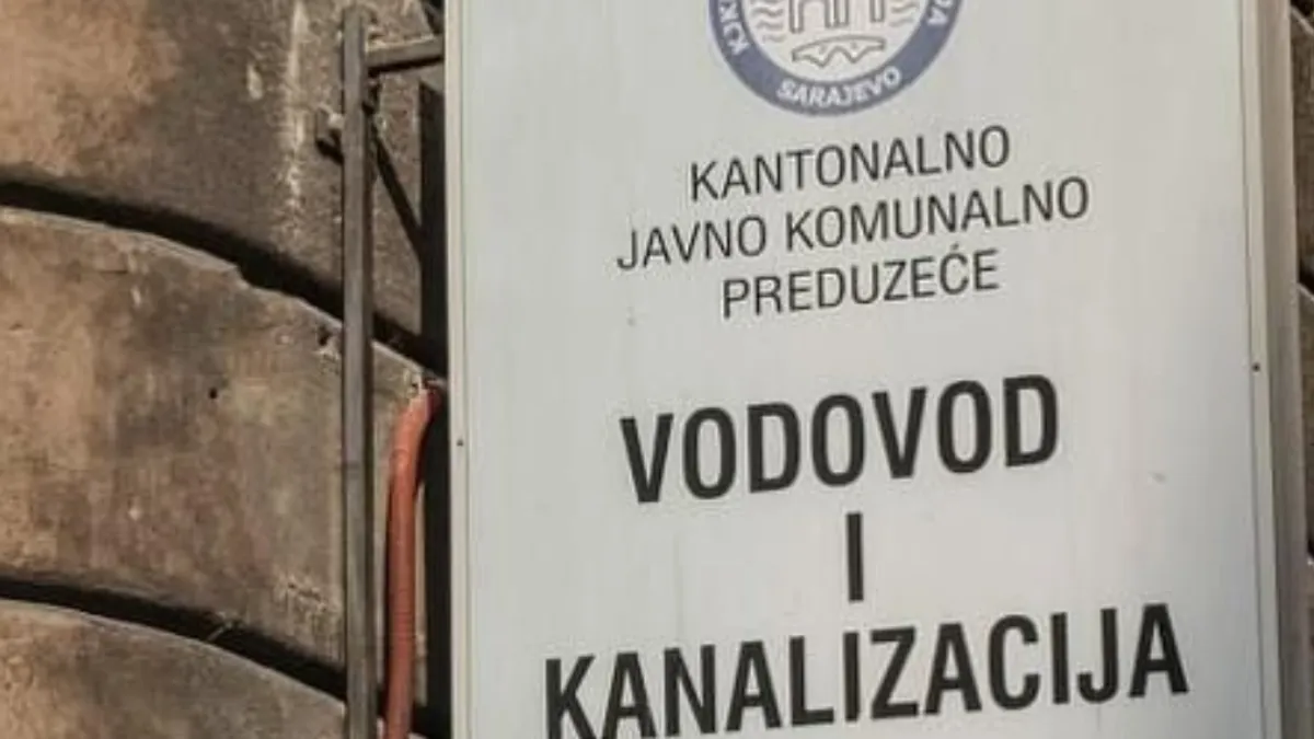 Veliki dio Sarajeva sutra bi mogao ostati bez vode: VIK najavio radove