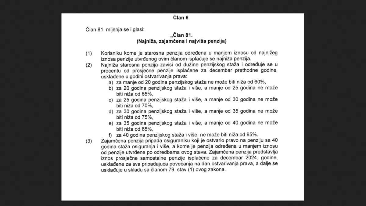 Čavalić: Sporne izmjene Zakona o PIO mogu ostaviti hiljade penzionera u problemima
