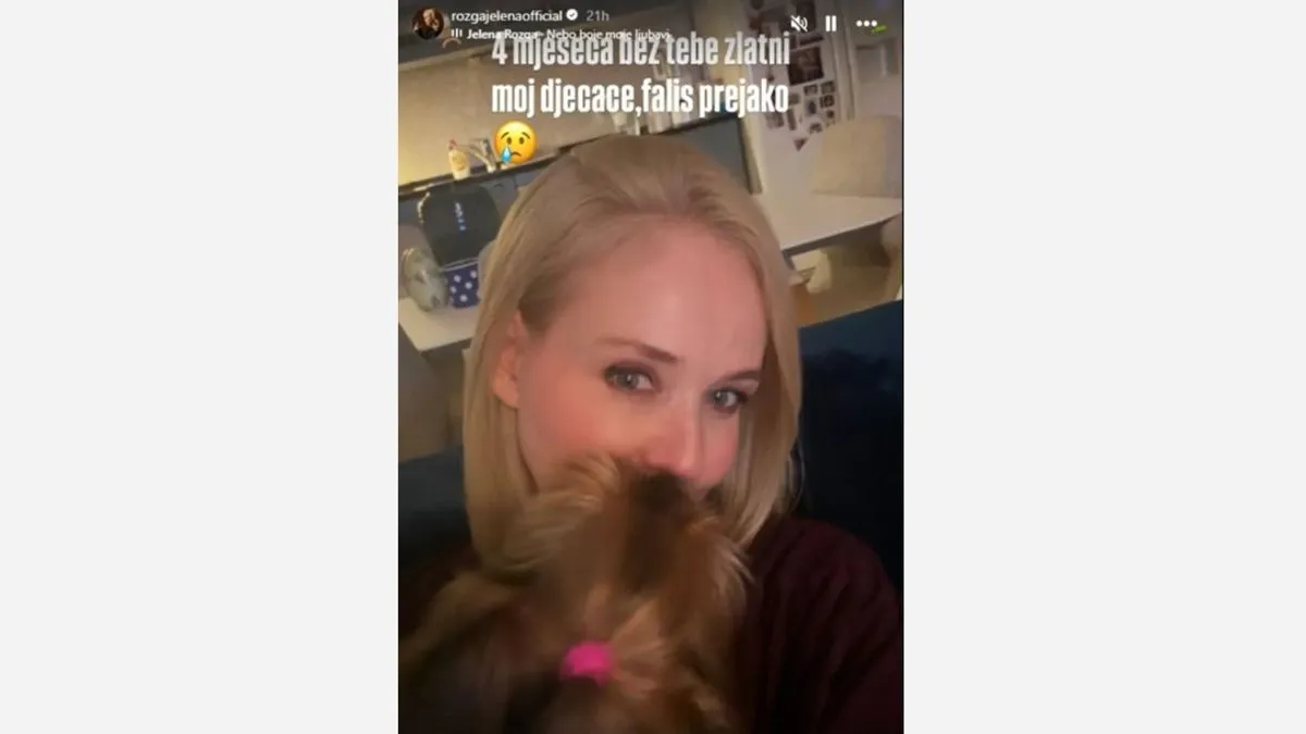 Jelena Rozga tuguje: Sve moje, fališ mi prejako