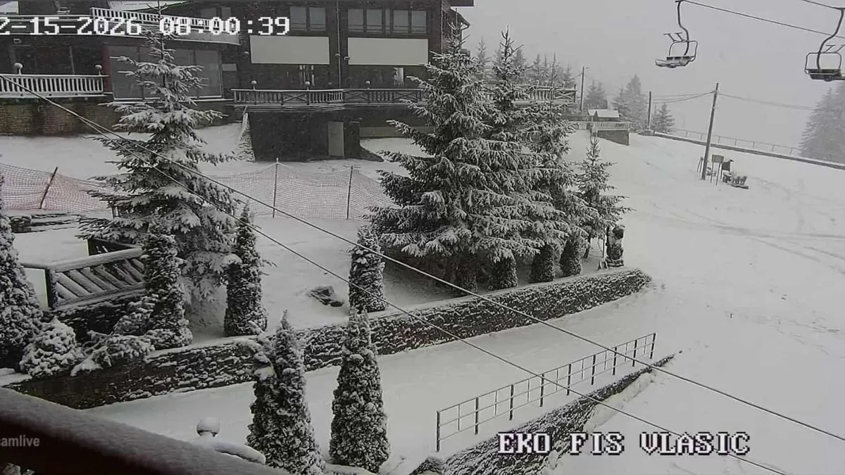 Snijeg već zabijelio planine u BiH, bit će ga i tokom dana