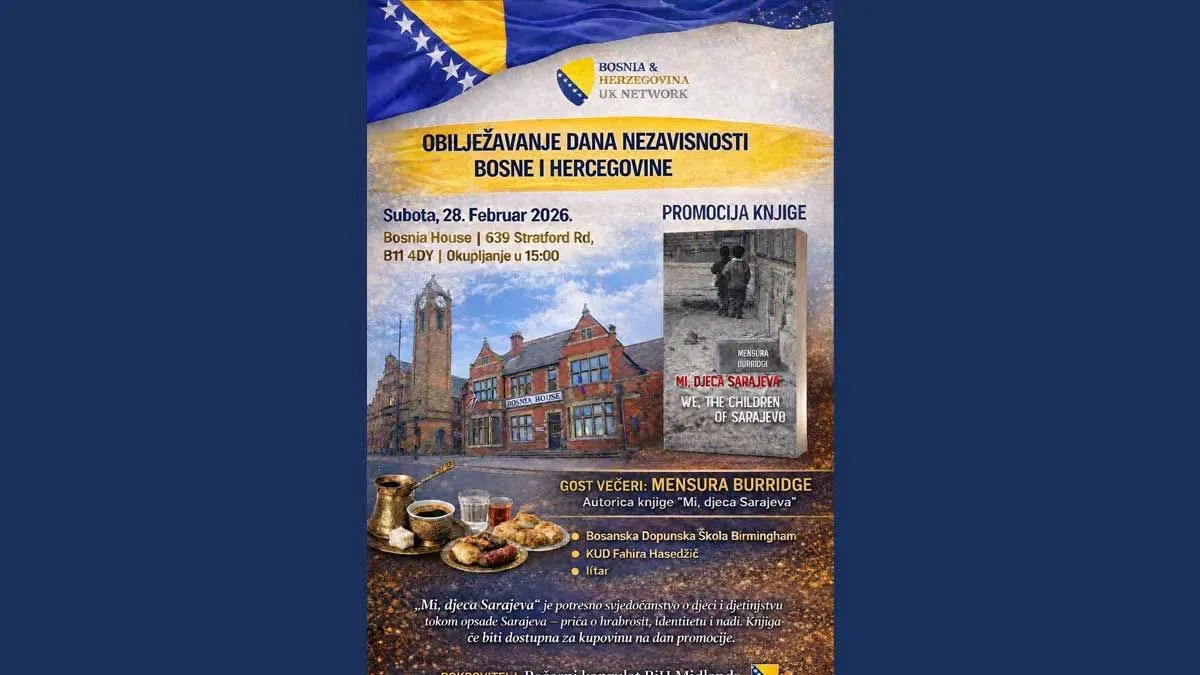 Bosanska kuća domaćin obilježavanja Dana nezavisnosti BiH u Midlandsu