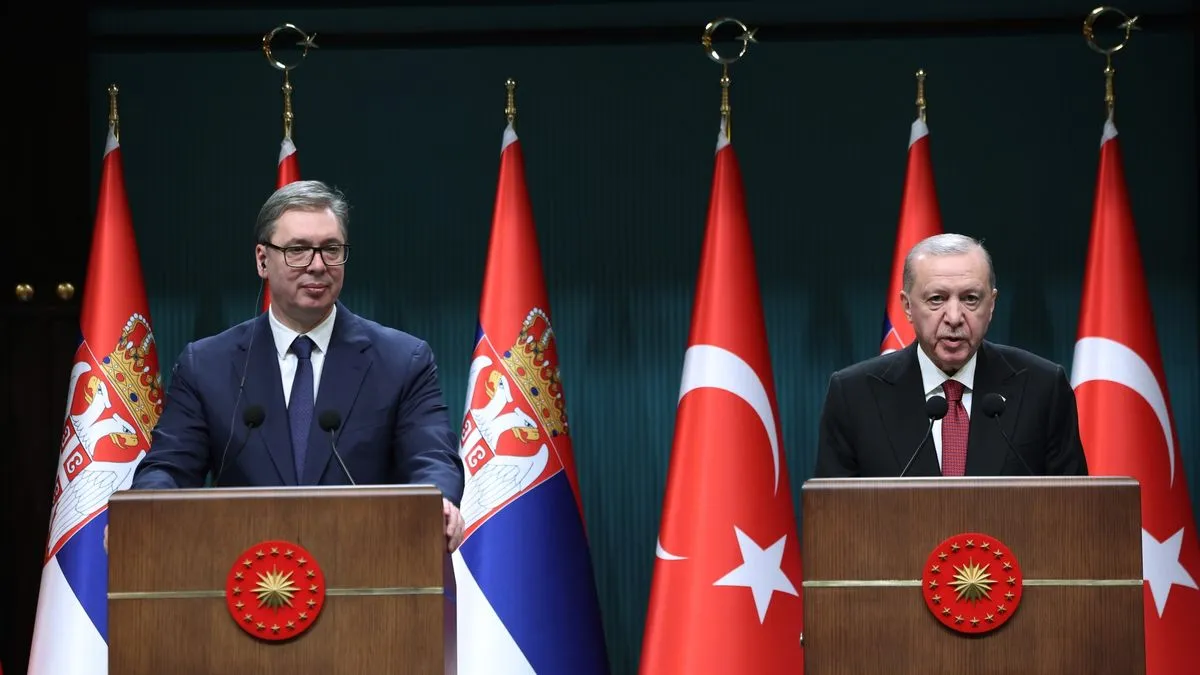 Erdogan ugostio Vučića: Balkan kao most prijateljstva i ekonomskog razvoja