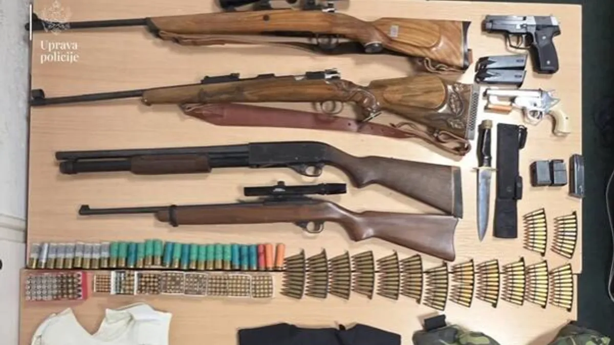 Uhapšen brat Mile Đukanovića: Policija pronašla puške, pištolje, pancire...