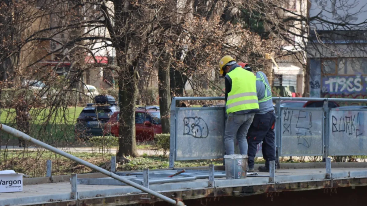 Novo Sarajevo: Počela rekonstrukcija mosta 'Ars Aevi'